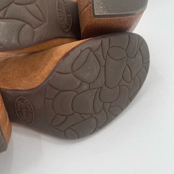 KORK-EASE Castaneda Boots Size 8 Booties Suede Rust Brown Zipper Winter Fall - Picture 12 of 14